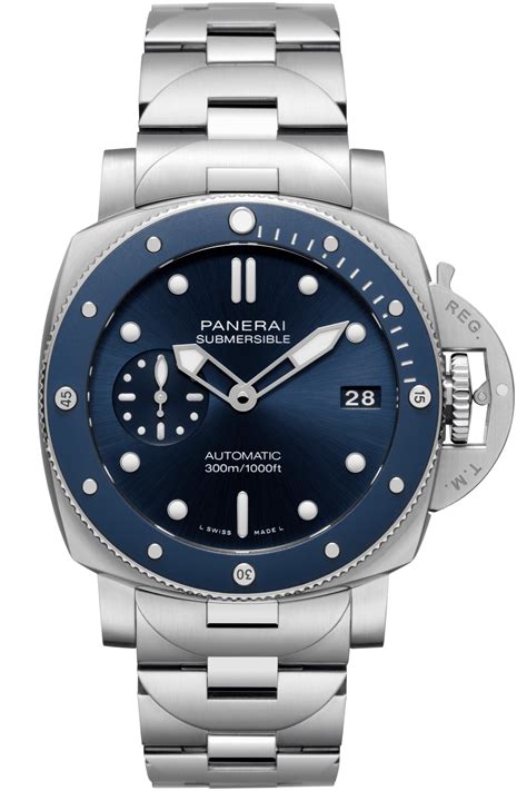 panerai submersible caseback|Panerai submersible blu notte.